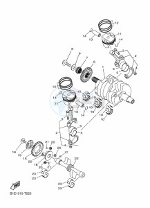 MT-03 MTN320-A (BEV5) drawing CRANKSHAFT & PISTON