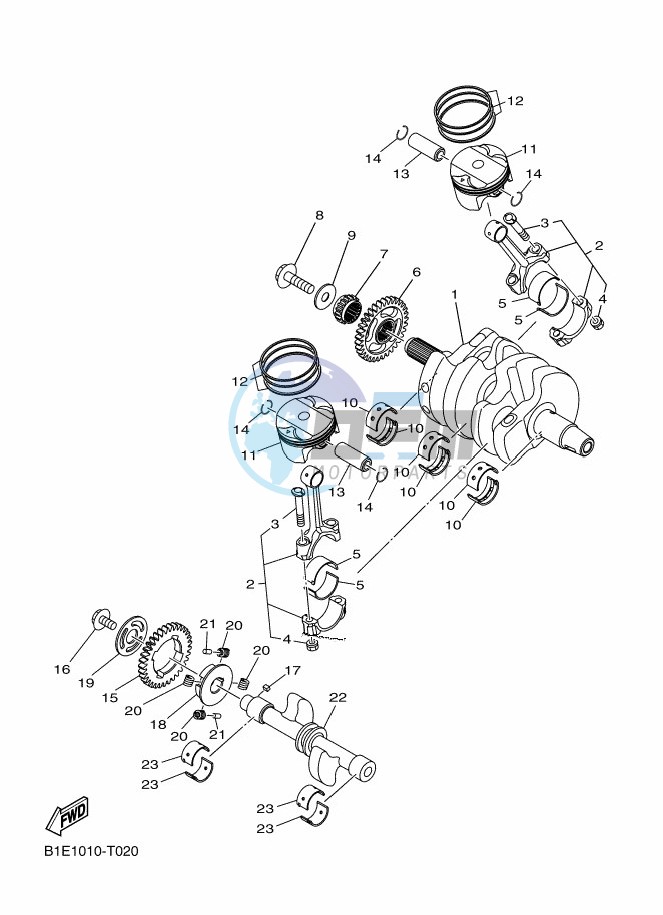 CRANKSHAFT & PISTON