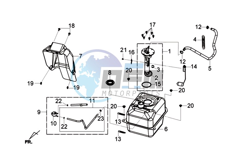 FUEL TANK -  FUEL GAUGE