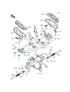 VULCAN 900 CLASSIC VN900BFFA GB XX (EU ME A(FRICA) drawing Footrests