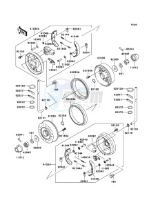 MULE 3010 4x4 KAF620-E5 EU drawing Front Hub