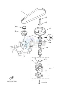 F25AMHS drawing OIL-PUMP