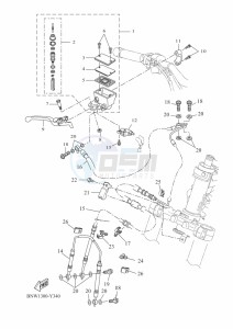 XTZ690 TENERE 700 (BNW1) drawing FRONT MASTER CYLINDER