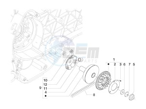 S 150 4T ie E3 Vietnam - Indonesia drawing Driving pulley