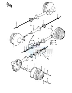 Z1 A [Z1-Z1A] 900 drawing TURN SIGNAL