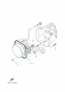 YFM700FWAD (BFEB) drawing HEADLIGHT