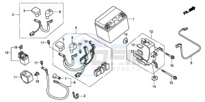 CBF1000A drawing BATTERY