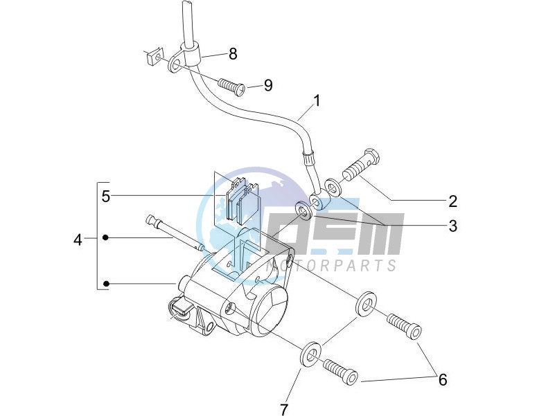 Brakes pipes - Calipers