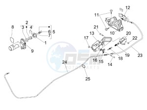 GTV 125 4T Navy (Euro 3) drawing Locks