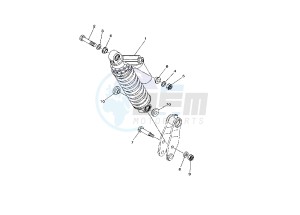 YFM RR RAPTOR 660 drawing REAR SUSPENSION