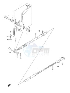 LT-A500XP Z drawing REAR BRAKE