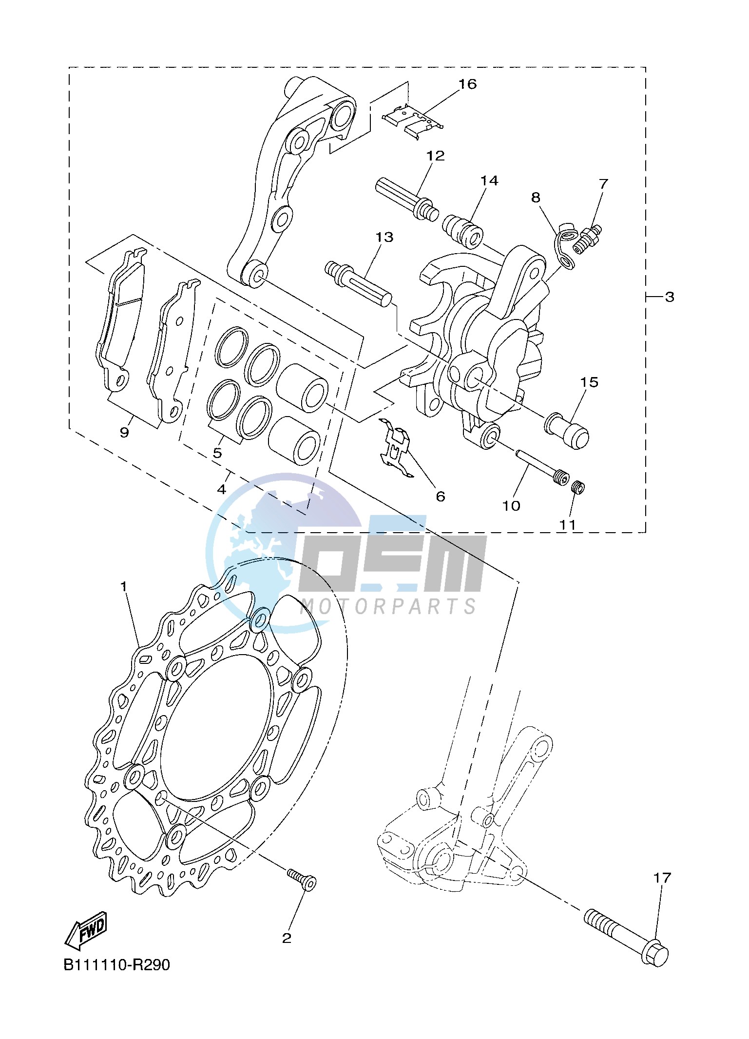 FRONT BRAKE CALIPER