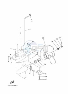 FT9-9LEPL drawing LOWER-CASING-x-DRIVE-2