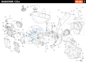 MARATHON-125-BLACK drawing HOSE CONNEXIONS TANKS