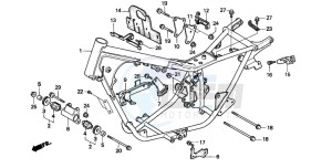 CA125 REBEL drawing FRAME BODY