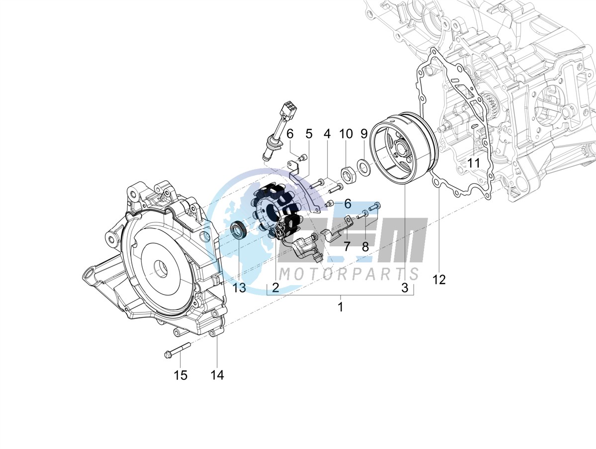 Flywheel magneto