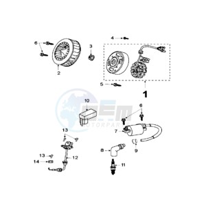 VCLIC EVSP drawing IGNITION PART / WITH SENSOR