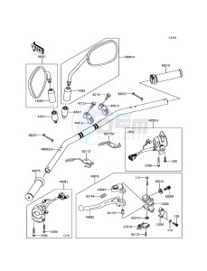 W800 EJ800AGS GB XX (EU ME A(FRICA) drawing Handlebar