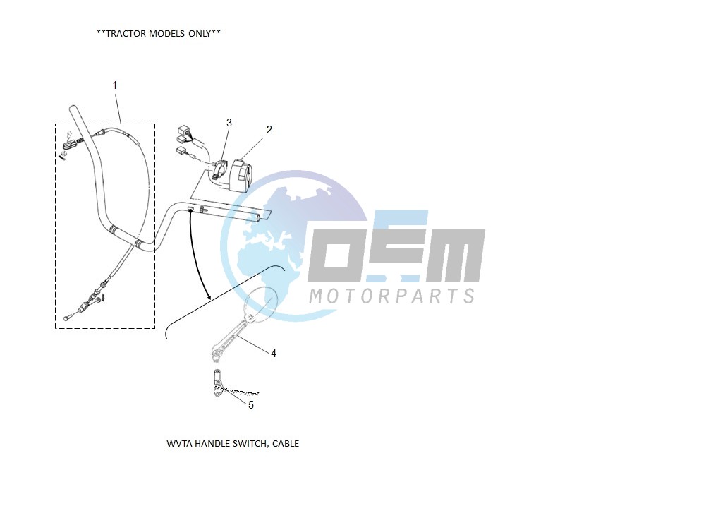 WVTA HANDLE SWITCH, CABLE