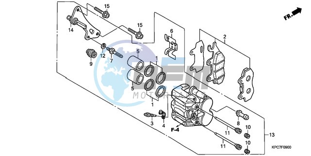 FRONT BRAKE CALIPER