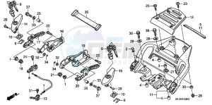 ST1300AE Pan Europoean - ST1300 UK - (E) drawing GRAB RAIL