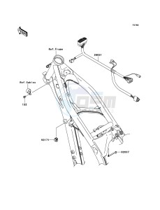 KX250F KX250-N2 EU drawing Chassis Electrical Equipment