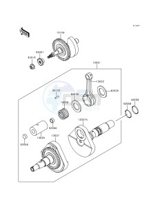 KVF 400 B [PRAIRIE 400] (B1) [PRAIRIE 400] drawing CRANKSHAFT