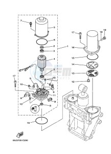 F250BETU drawing TILT-SYSTEM-2