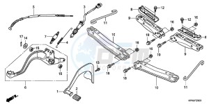 TRX420FPMB drawing PEDAL/STEP