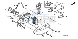 VT750CA9 Australia - (U / MME SPC) drawing AIR CLEANER