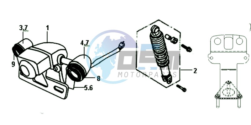 TAIL LIGHT - REAR SUSPENSION