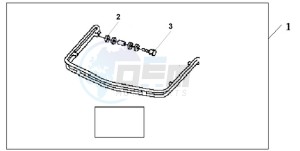 GL18009 NZ / AB NAV - (NZ / AB NAV) drawing TRUNK GUARD PIPE