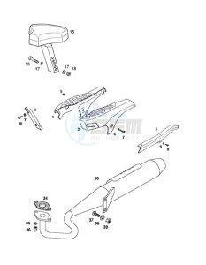 STANDARD_45kmh_L1 50 L1 drawing Exaust-seat-covers