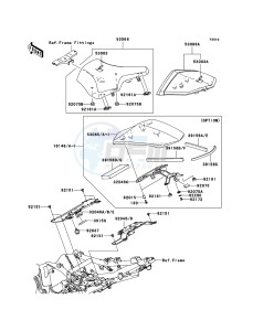 Z750 ZR750L7F GB XX (EU ME A(FRICA) drawing Seat