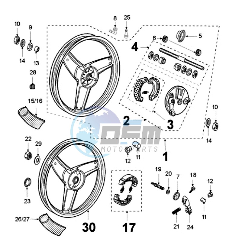 REAR WHEEL BERNARDI