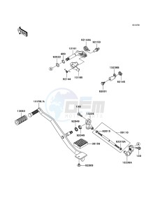 VN900 CLASSIC VN900BCFA GB XX (EU ME A(FRICA) drawing Gear Change Mechanism