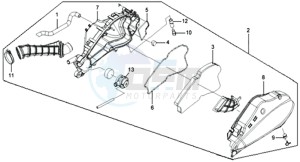 MIO 50 SPORT 45KMH drawing AIRFILTER