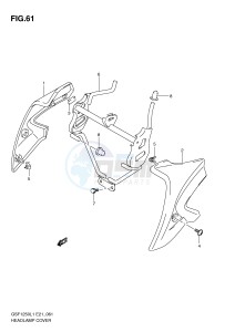 GSF1250 (E21) Bandit drawing HEADLAMP COVER