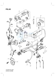 UH125ZE BURGMAN EU drawing WIRING HARNESS