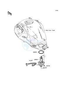 VERSYS KLE650B8F GB XX (EU ME A(FRICA) drawing Fuel Pump