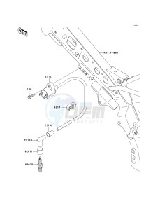 KLX 110 A (KLX110 MONSTER ENERGY) (A6F-A9FA) A8F drawing IGNITION SYSTEM