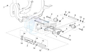 Scarabeo 125-200 ie Light drawing Connecting rod