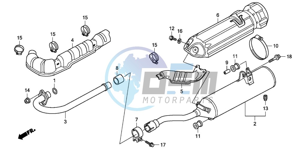 EXHAUST MUFFLER