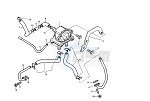 RAPTOR 650 drawing SECONDARY AIR SYSTEM