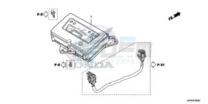 TRX420FPMD TRX420 Europe Direct - (ED) drawing METER