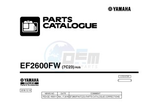 EF2600FW 171 (7C23) drawing .1-Front-Page