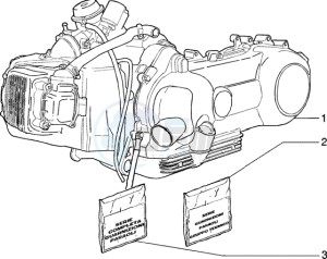 LX 125 drawing Engine