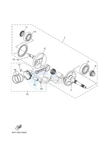 MWS125-A TRICITY 125 (BR71 BR74) drawing CRANKSHAFT & PISTON