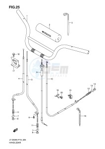 LT-Z50 (P19) drawing HANDLEBAR