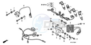 CBR600RA9 Korea - (KO / ABS) drawing SUB HARNESS